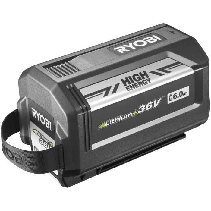 RYOBI - 1 batterie lithium+ 36V MAXPOWER 6,0 Ah High Energy - gestion individuelle de charge/décharge des cellules - RY36B60B