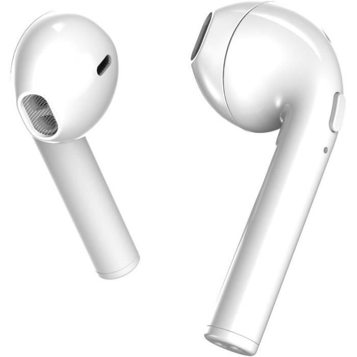 Ecouteurs sans fil Bluetooth - RYGHT - JANTA - Blanc