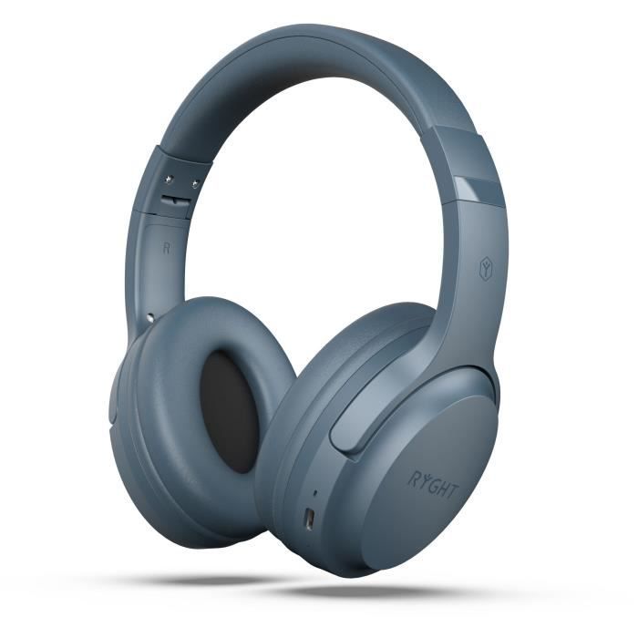 Casque sans fil - RYGHT - TEMPO - Gris Bleu