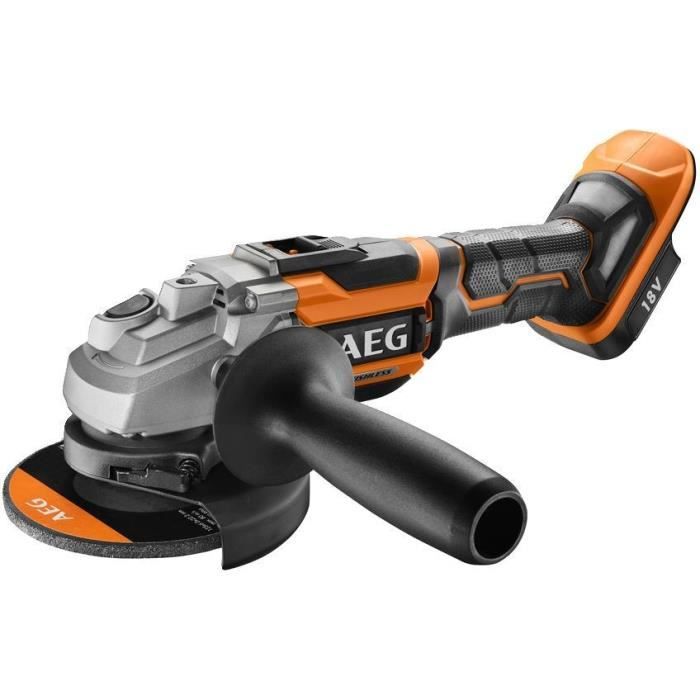 AEG - Combo 3 outils : Perceuse percussion, Perforateur SDS+, Meuleuse 125mm Brushless + 2 batteries 4,0 Ah, caisse - JP18H3-402TB