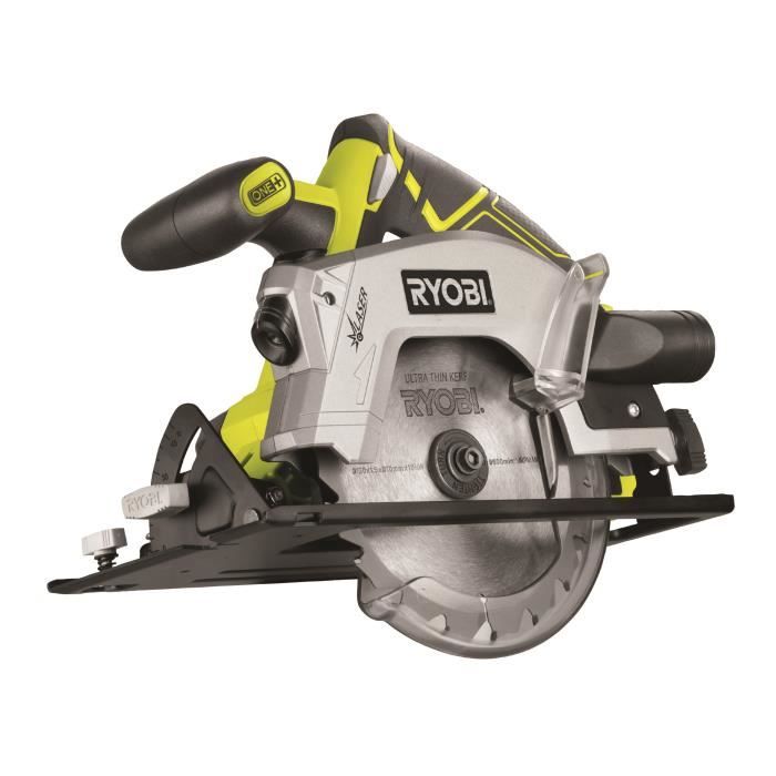 RYOBI - Scie circulaire 18V ONE+- diam. 150 mm x 10 mm - 4 700 tr/min - Livrée avec 1 lame 18 dents - RWSL1801M