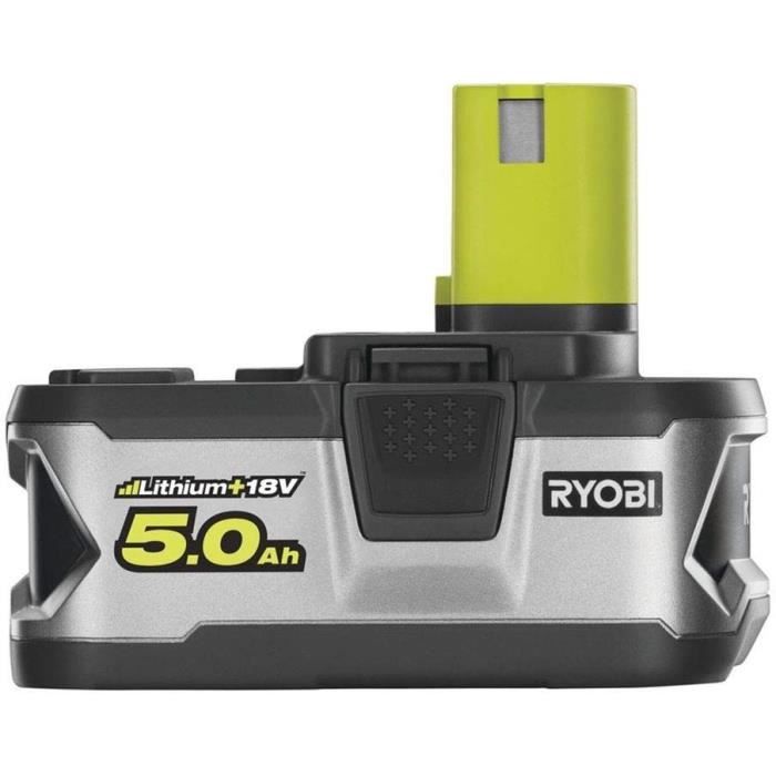 RYOBI - 1 batterie lithium+ 18V ONE+ 5,0 Ah - RB18L50