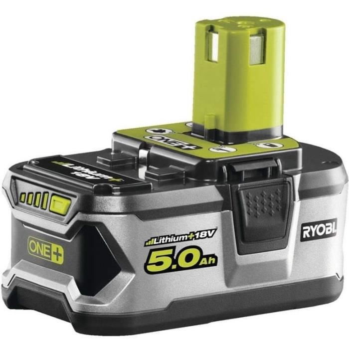 RYOBI - 1 batterie lithium+ 18V ONE+ 5,0 Ah - RB18L50