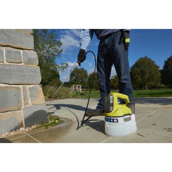 RYOBI - Pulvérisateur 18V ONE+ - 3,1 bars - débit 0,5 l/min - réservoir 3,5 L - vendu sans batterie ni chargeur - OWS1880