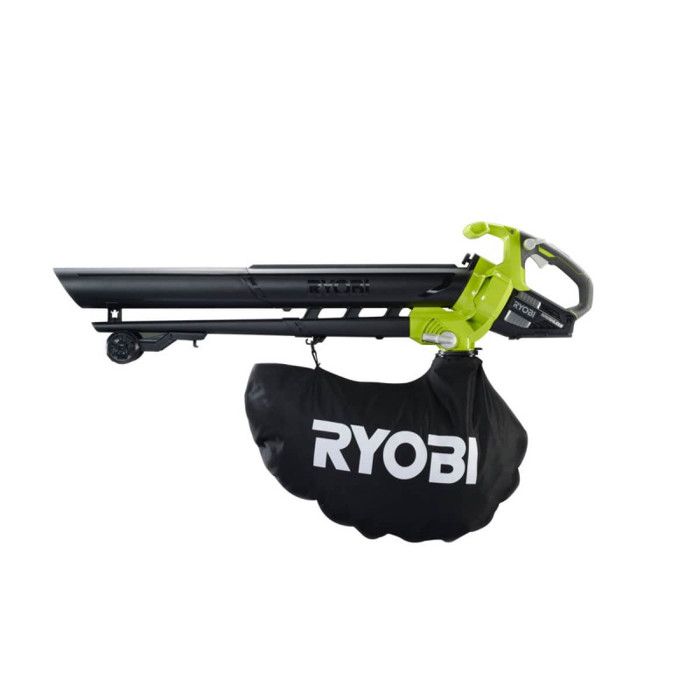 Souffleur aspiro-broyeur 2-en-1 - RYOBI - Brushless - 201 km/h - 6 m³/min