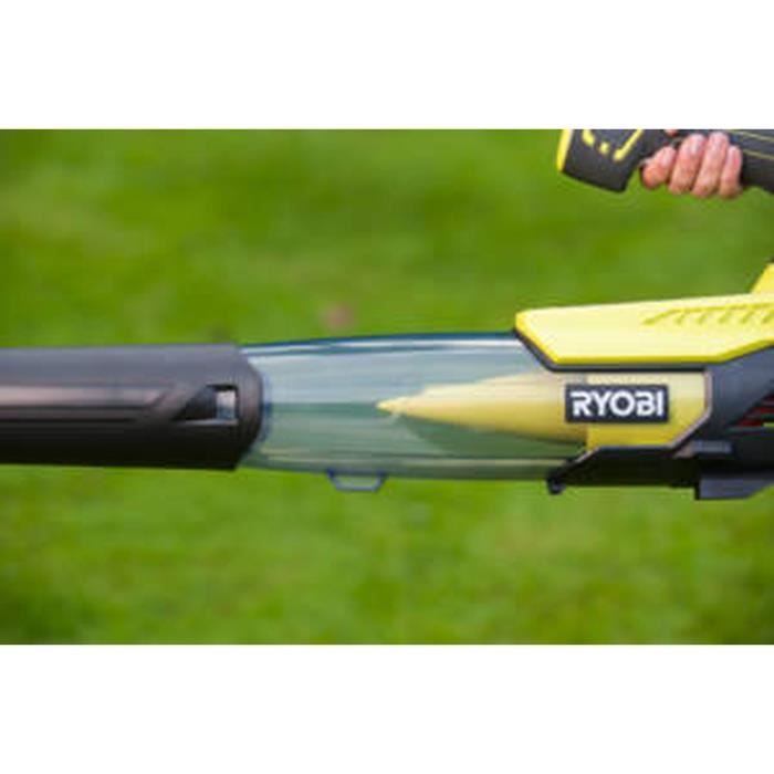 RYOBI - Souffleur 18V ONE+ - vitesse max. soufflerie 245 km/h - 2,6 m³/min - 1 batterie 18V 4,0 Ah et 1 chargeur - RBL1820S40F