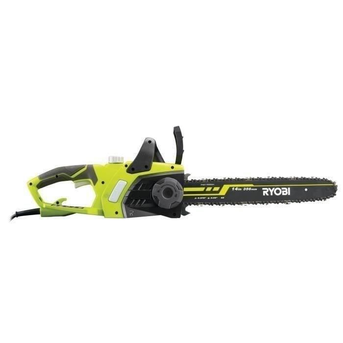 RYOBI - Tronçonneuse 1900 W - guide 35 cm - 15 m/s - tendeur sans outil - 2eme chaîne offerte - RCS1935B2C