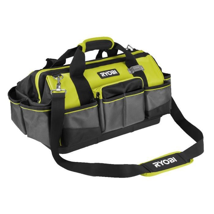 RYOBI - Sac avec fond renforcé 46  x 26 x 29 cm pour 3 ou 4 outils  - RSSMTB1