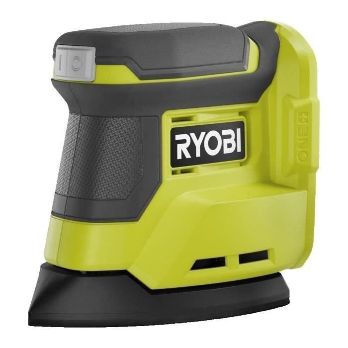 RYOBI - Ponceuse triangulaire 18V ONE+ - osc. 1,8 mm - patin 100 x 140 mm - 22 000 osc/min - Livrée avec 3 abrasifs - RPS18-0