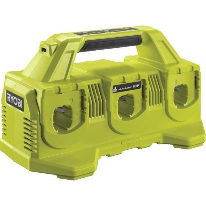 RYOBI - Chargeur séquentiel lithium 18V ONE+ 6 ports - Disponible - RC18640