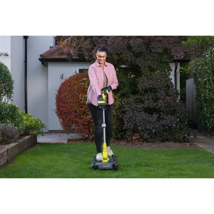 RYOBI - Tondeuse 3-en-1 18V ONE+ - Tondeuse / coupe-bordures / dresse-bord. - coupe 30 cm + batterie 2 Ah & charg. - RY18LMC30A-120