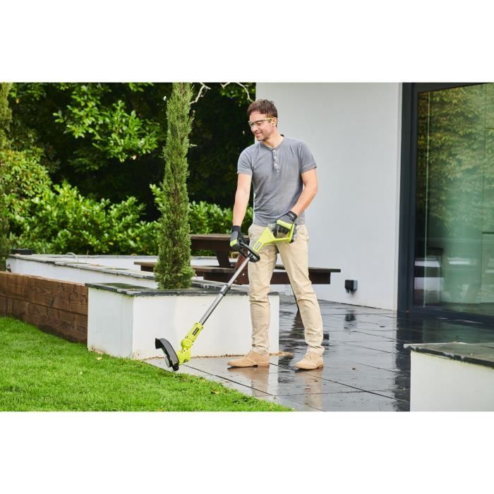 RYOBI - Tondeuse 3-en-1 18V ONE+ - Tondeuse / coupe-bordures / dresse-bord. - coupe 30 cm + batterie 2 Ah & charg. - RY18LMC30A-120