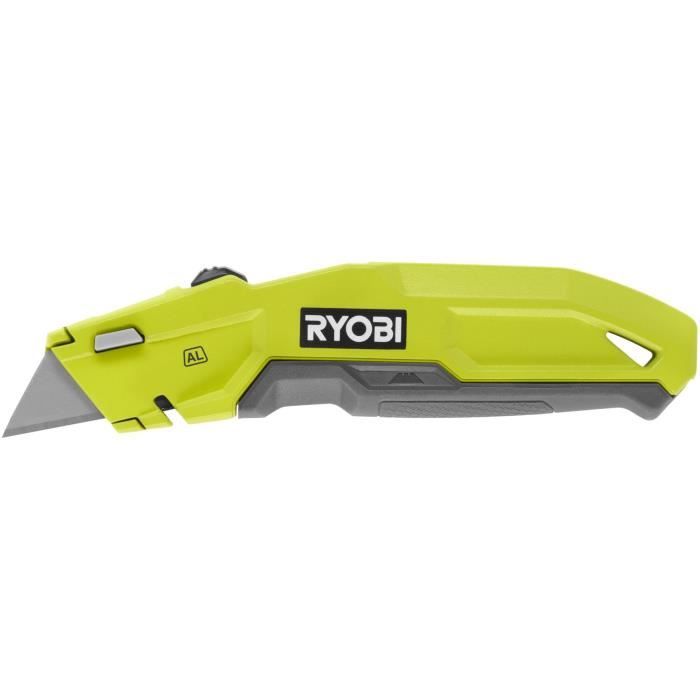 Cutter a lame rétractable - RYOBI - Aluminium