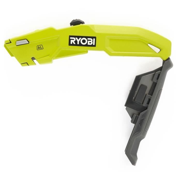 Cutter a lame rétractable - RYOBI - Aluminium