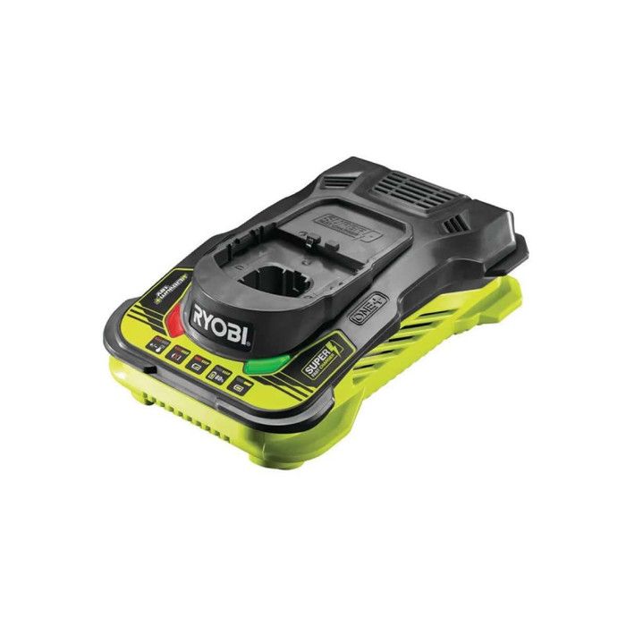 Chargeur ultra rapide lithium - RYOBI - RC18-150G - 18V - 5,0 A - Charge 1 batterie 5,0 Ah en 1h