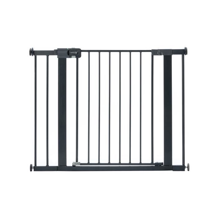 Barriere de sécurité enfant Easy Close Metal - SAFETY 1ST - Réglable de 73 a 80 cm - Anthracite - Métal