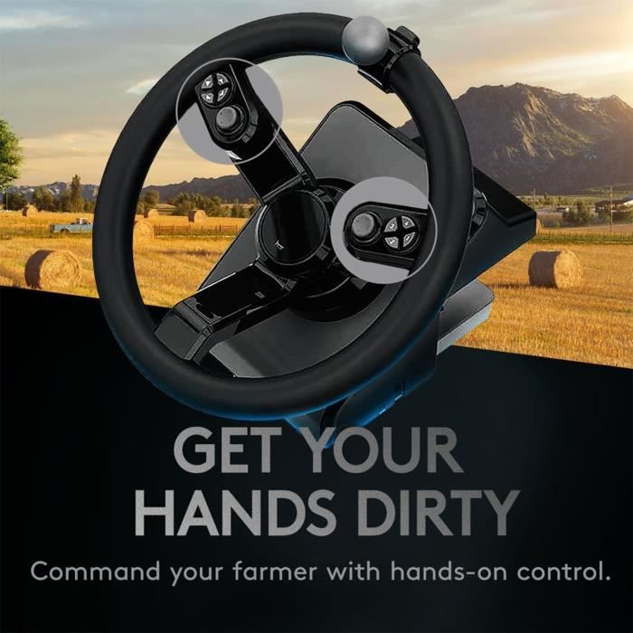 Simulateur de tracteur - Logitech G Saitek - Farm sim controller - Conçu pour PC