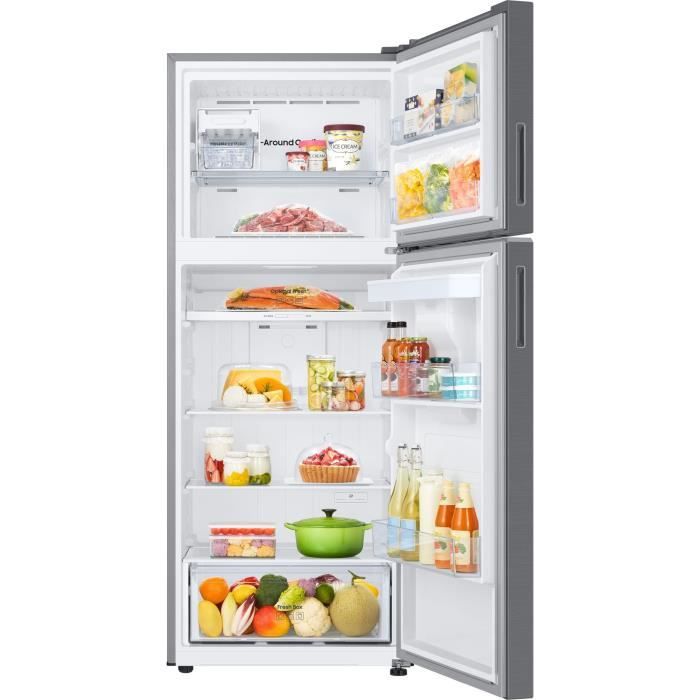 Réfrigérateur combiné - SAMSUNG - RT42CG6724S9 - 2 Portes - 412 L - 67,2 x 70 x 178,5 cm - Platinum Inox