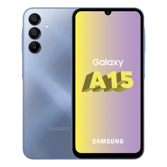 Smartphone Samsung Galaxy A15 128Go Bleu