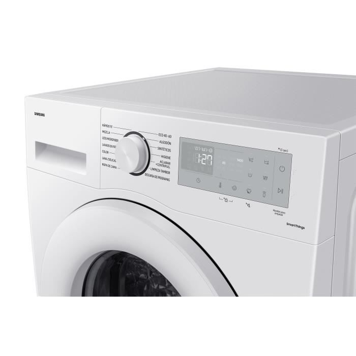 Lave-linge hublot SAMSUNG Ecobubble WW90CGC04DTH - 9 kg - Induction - L60cm - 1400 trs/min - Classe A - Connecté - Blanc