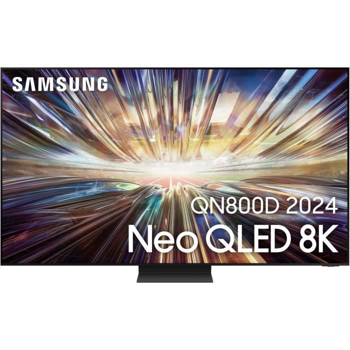 SAMSUNG 65QN800D - TV NeoQLED 65 (165 cm) - 8K 7680x4320 - 100Hz - HDR - Smart TV - Gaming HUB - 4xHDMI - WiFi