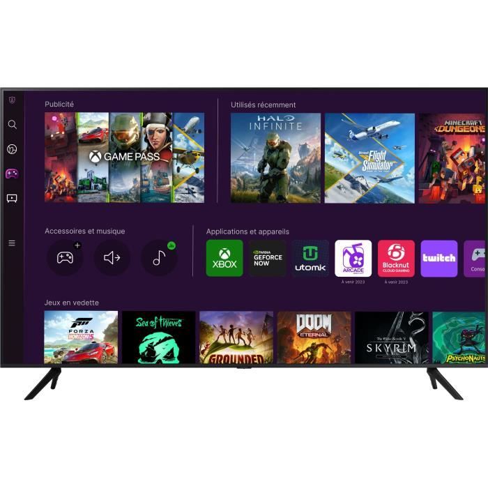 Samsung 55CU6905 - TV LED 55 (138 cm) - 4K UHD 3840x2160 - HDR - Smart TV - Gaming HUB - 3xHDMI - WiFi