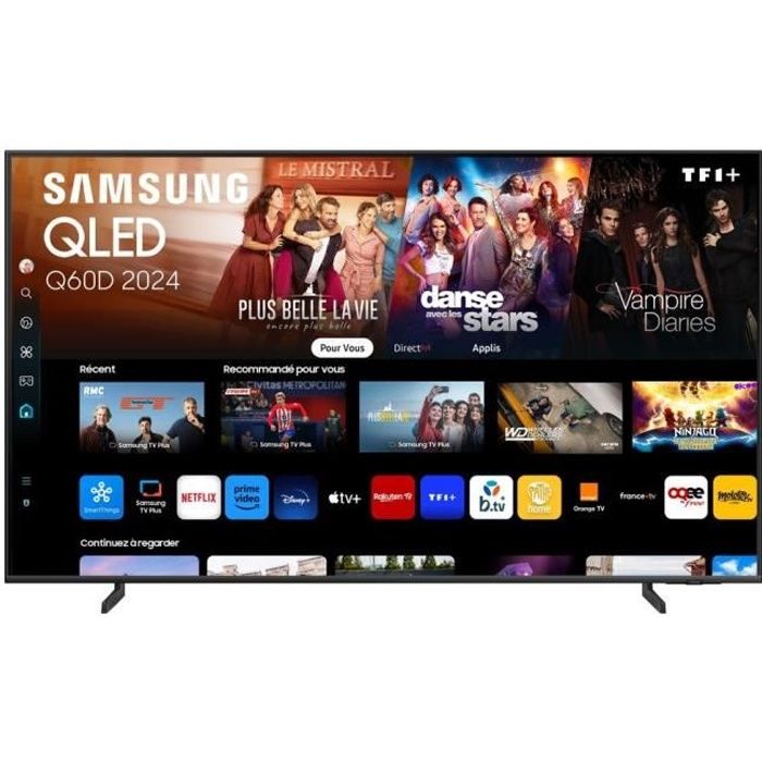 Samsung 65Q60D - TV QLED 65 (165 cm) - 4K UHD 3840x2160 - HDR - Smart TV - Gaming Hub - 3xHDMI - 3xHDMI - WiFi