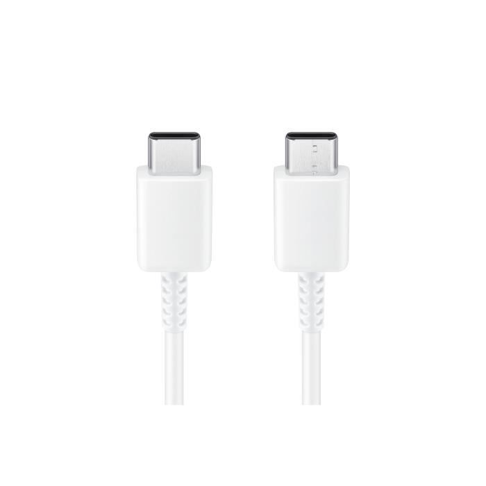 Cable USB Type C - USB Type C - Charge rapide 25W - SAMSUNG - 1 M - Blanc