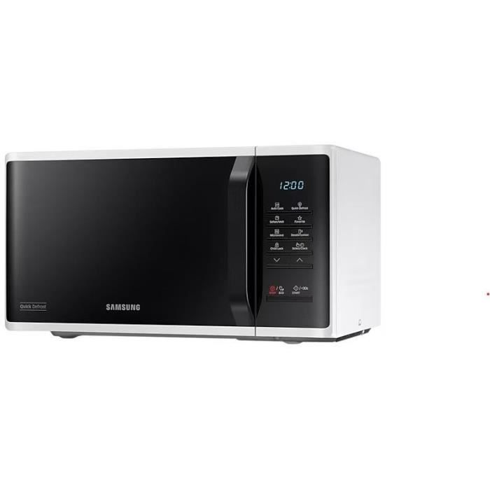 Micro-ondes SAMSUNG Solo - Blanc - 23 L - 800 W -  Cavité céramique émail