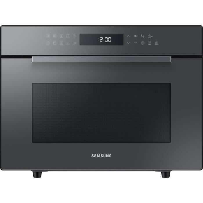 Micro-ondes Combiné 35L - SAMSUNG - MC35R8058KC - Charbon - 52,8 x 40,4 x 48,1 cm - Fonction Yaourt