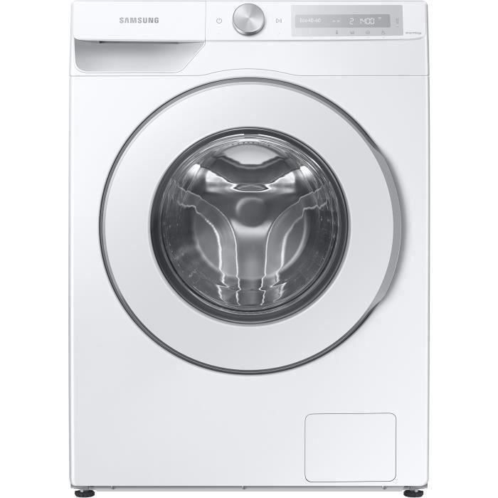 Lave-linge hublot SAMSUNG Ecobubble WW90T634DHH - 9 kg - Induction - 1400 trs/min - Distributeur automatique de lessive - Connecté