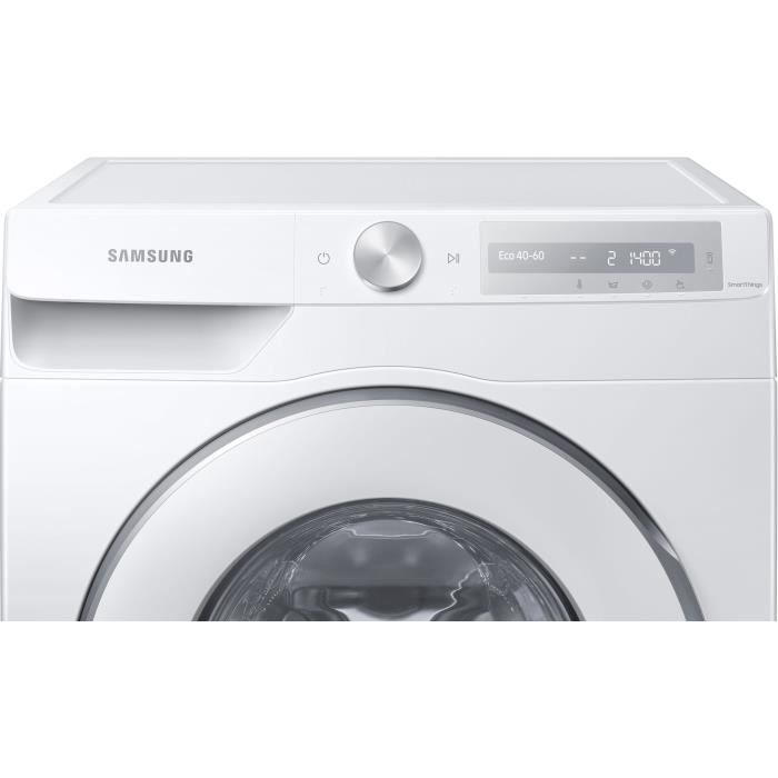 Lave-linge hublot SAMSUNG Ecobubble WW90T634DHH - 9 kg - Induction - 1400 trs/min - Distributeur automatique de lessive - Connecté