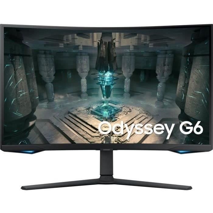 Ecran PC Gamer Incurvé - SAMSUNG - ODYSSEY G6 - G65B S32BG650EU - 32'' WQHD - VA - 1 ms - 240Hz - HDMI / DisplayPort - Freesync