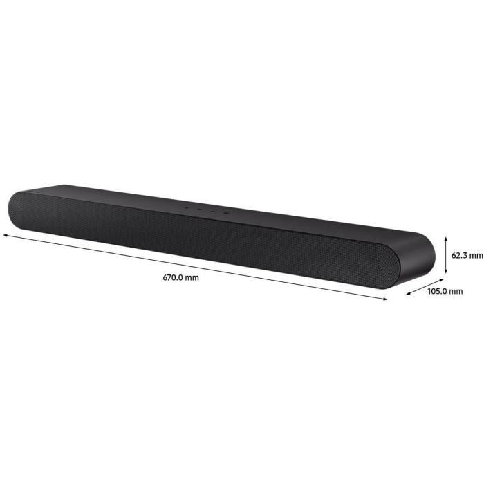 SAMSUNG HW-S50B - Barre de son 3.0 - One Body - Caisson de basse intégré - Bluetooth