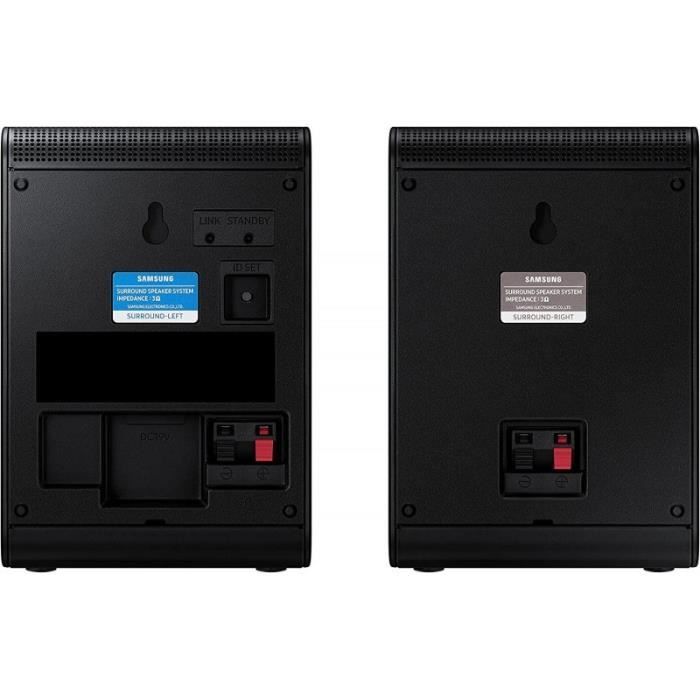 SAMSUNG SWA-9200S/ZF - Kit d'enceintes arrieres surround pour barre de son - 2.0ch - Sans fil - 60W - Noir