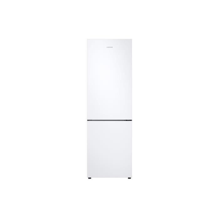 Réfrigérateur congélateur - SAMSUNG - RB33B610EWW - 344L - 185cm - E - No Frost - Poignées int côté - Blanc