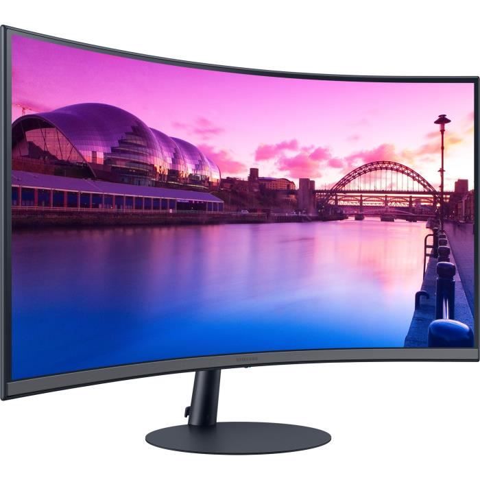 Ecran PC Incurvé - SAMSUNG LS32C390EAUXEN - 32 FHD - Dalle VA - 4 ms - 75Hz -  AMD Freesync