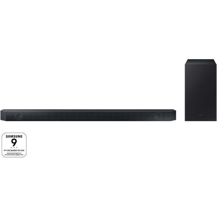 SAMSUNG HW-Q60C - Barre de son 3.1ch - Dolby Atmos DTS:X - Bluetooth - Caisson de basse sans fil - Son immersif