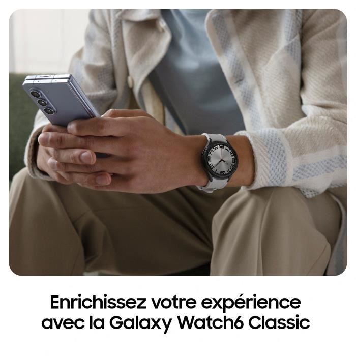 SAMSUNG Galaxy Watch6 Classic 43mm Noir Bluetooth