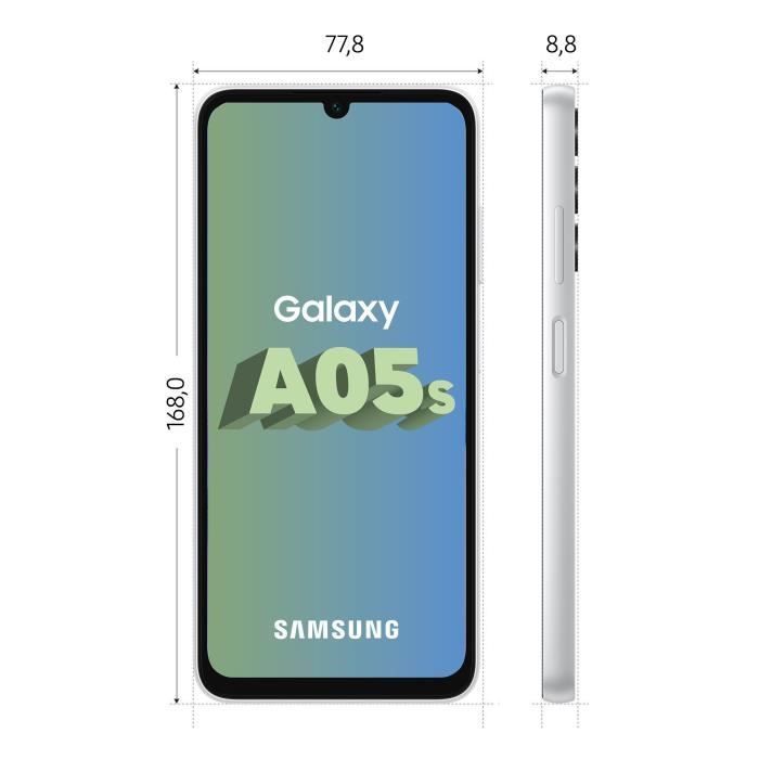 Smartphone Samsung Galaxy A05s 64Go Silver