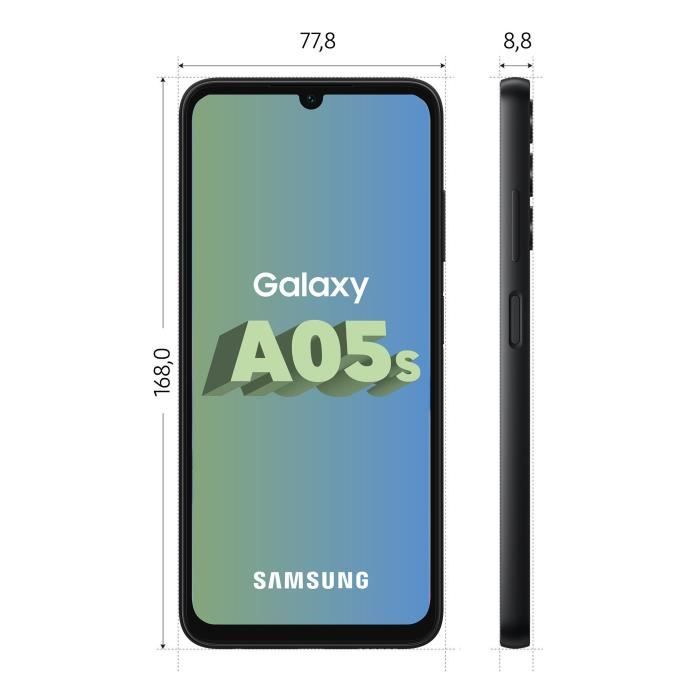 Samsung Galaxy A05s Smartphone 64 Go Noir