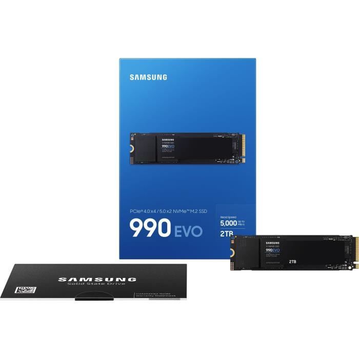 SAMSUNG SSD Interne 990 EVO 2 To MZ-V9E2T0BW