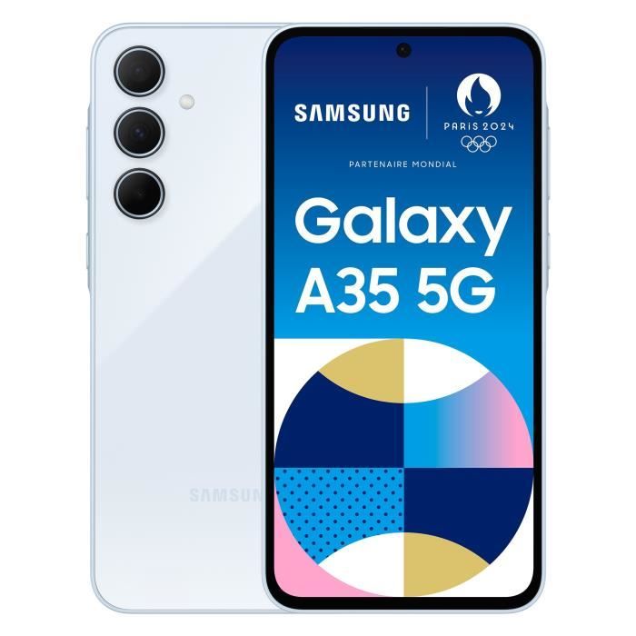 Smartphone Samsung Galaxy A35 5G 128Go Bleu