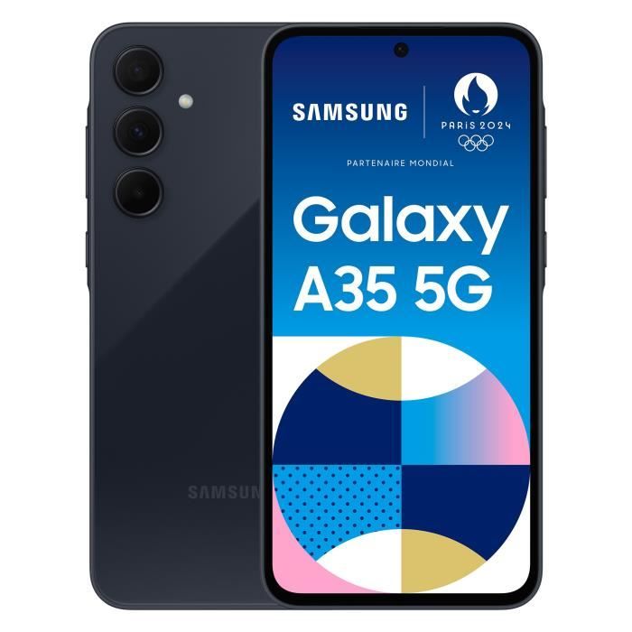 Smartphone Samsung Galaxy A35 5G 256 Go Bleu nuit