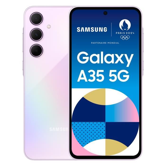 SAMSUNG Galaxy A35 5G Smartphone 256Go Lilas