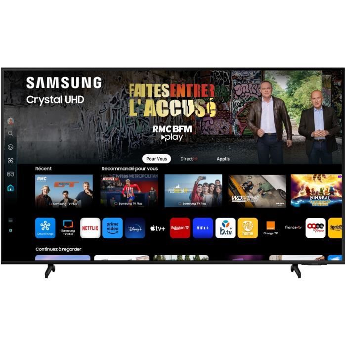 Samsung 43DU8005 - TV LED 43 (109 cm) - 4K UHD 3840x2160 - HDR - Smart TV - Gaming HUB - 3xHDMI - WiFi