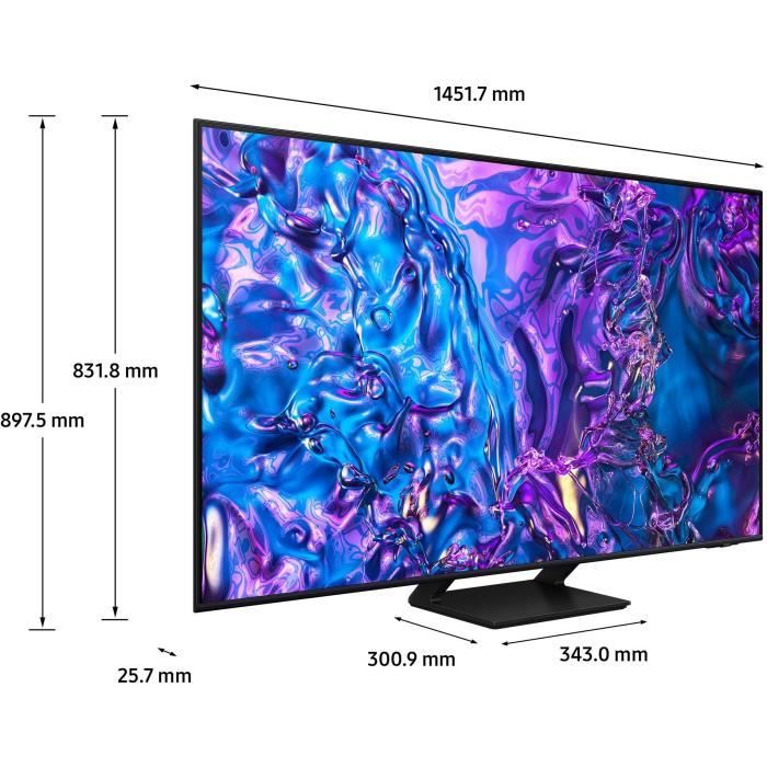 SAMSUNG TQ65Q70DATXXC - TV QLED 65'' (165 cm) - 4K UHD 3840x2160 - 120 Hz - HDR10+ - Gaming Hub - Smart TV - 4xHDMI