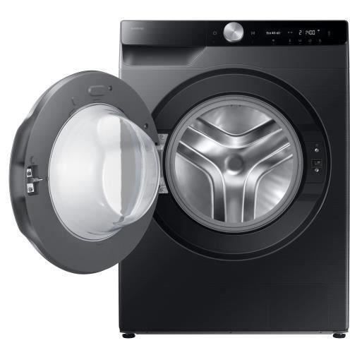 Lave-linge hublot SAMSUNG AI Ecobubble WW90DG6U25LB - 9 kg - Induction - L60cm - 1400 trs/min - Connecté - Noir