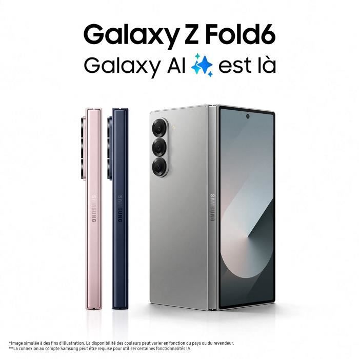 Smartphone Samsung GALAXY Z FOLD6 256Go ROSE 5G