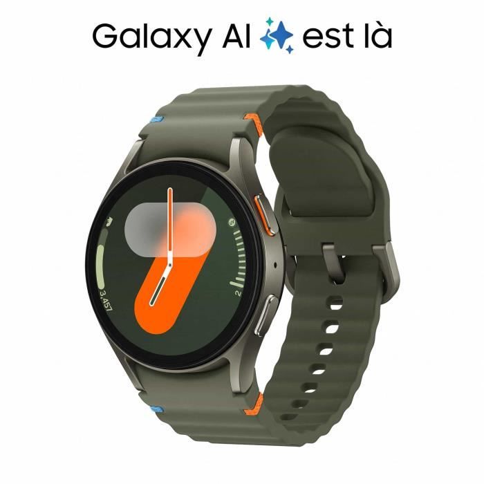 SAMSUNG Galaxy Watch7 Montre connectée Bluetooth 40mm Vert